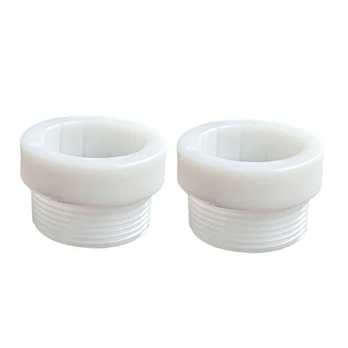2Pcs Pool Umbrella Stabilizer Adapter,Threaded Adapter Sleeves ONLY Fits White