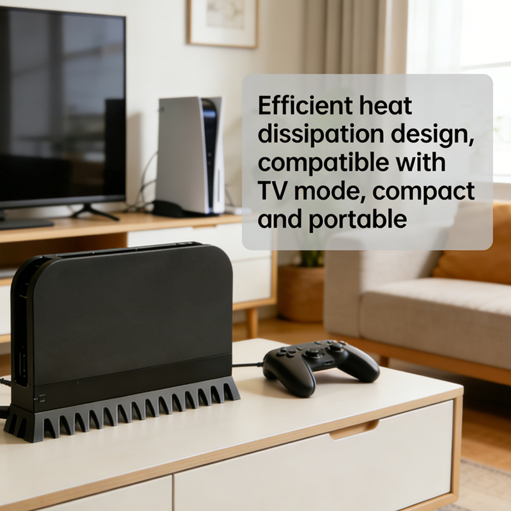 3D Print Cooling Base Desktop Bracket Game Console Stand for Switch 2 TV Mode