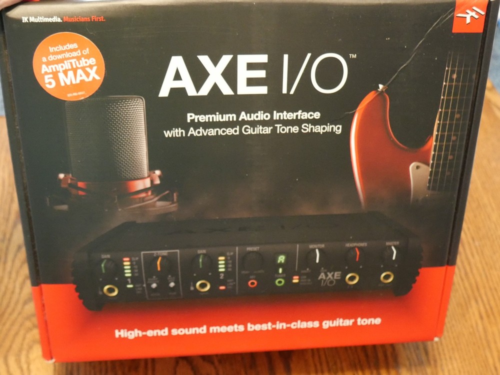 IK Multimedia AXE I/O USB Guitar Audio Interface