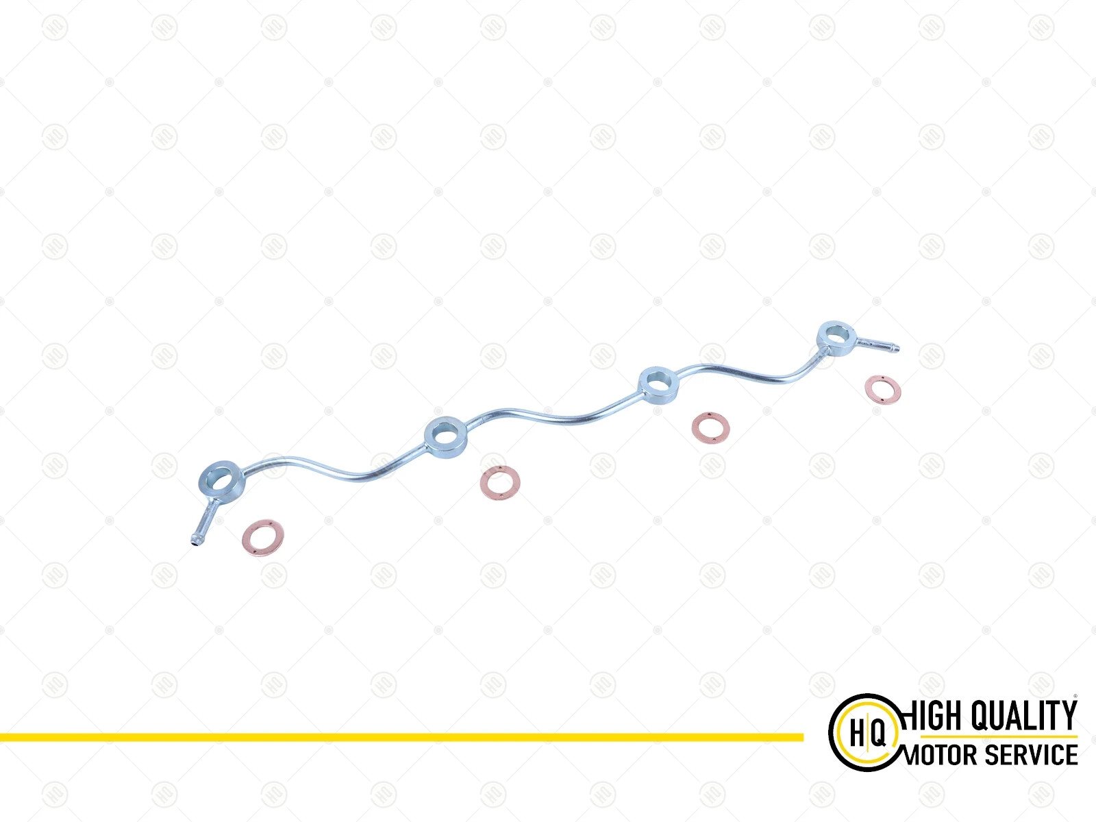 Fuel Return Pipe with washers For Kubota 1C020-42500, V3300, V3600, V3800.