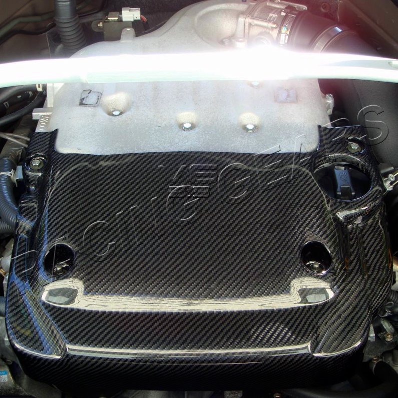 LIGHT-WEIGHT REAL CARBON FIBER ENGINE COVER FOR 03-06 NISSAN 350Z Z33 FAIRLADY
