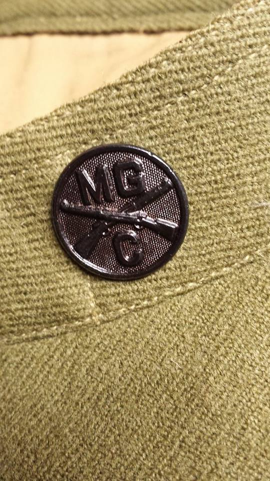 WWI CO. C Machine Gun Collar Disk