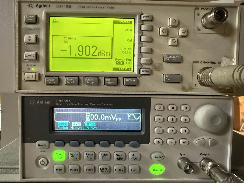 Agilent 33250A 80MHz Arbitrary Waveform Generator Tested READ