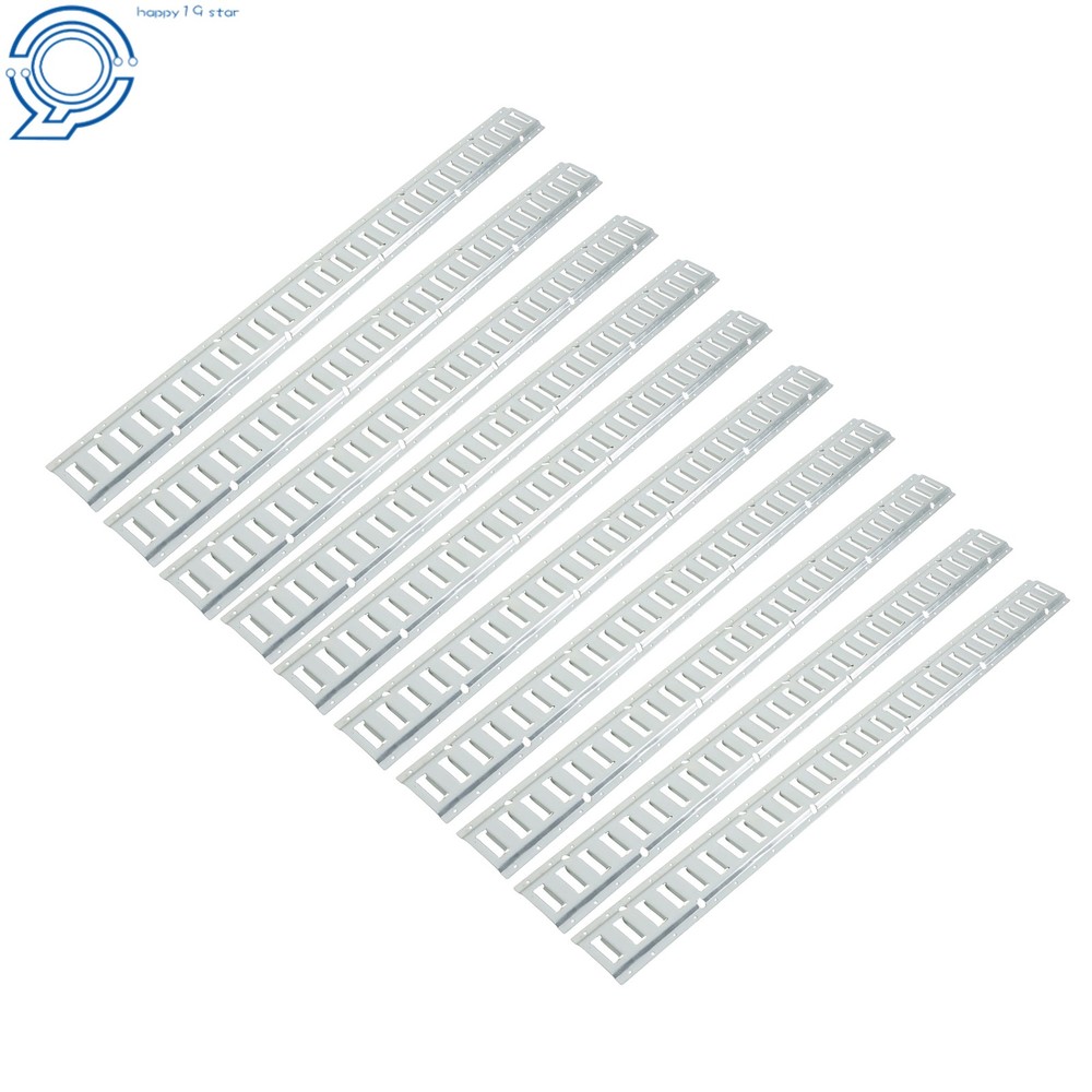 (10 Pack) 5' Galvanized E-Track Horizontal For Trucks Trailers Cargo Vans