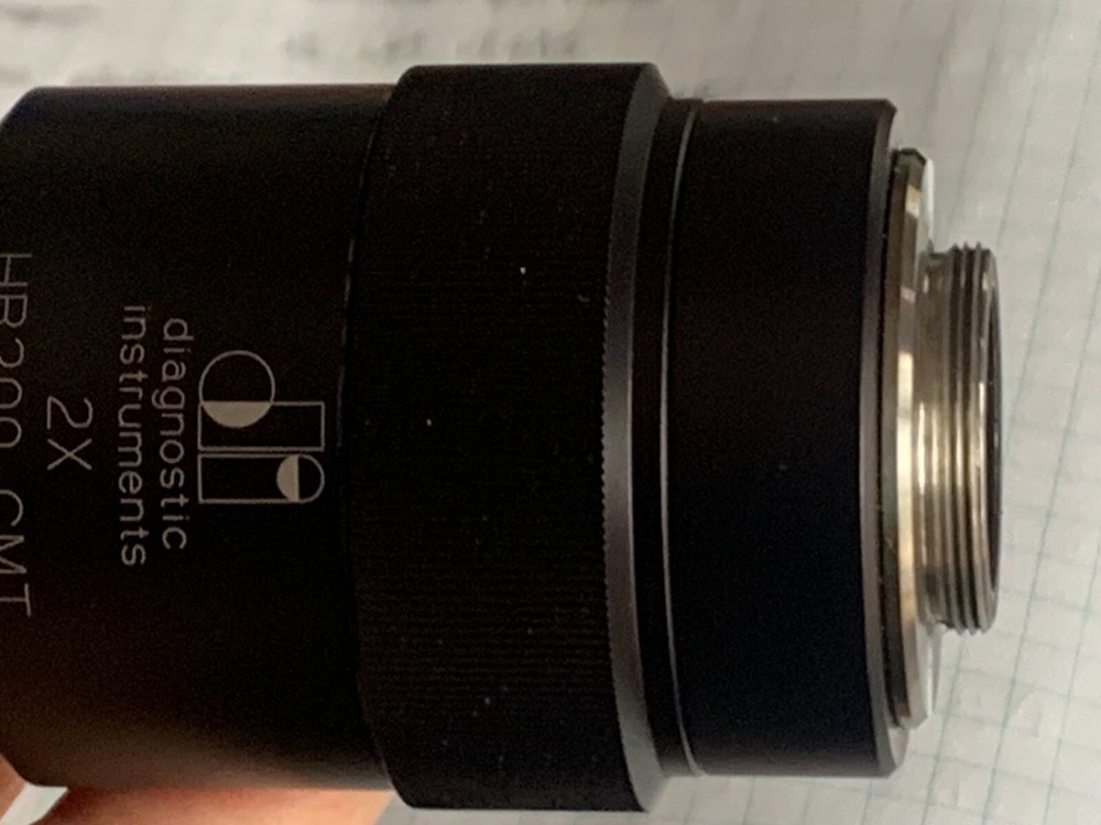 Diagnostic Instruments HR200-CMT 2X C-Mount Microscope Camera Coupler Adapter