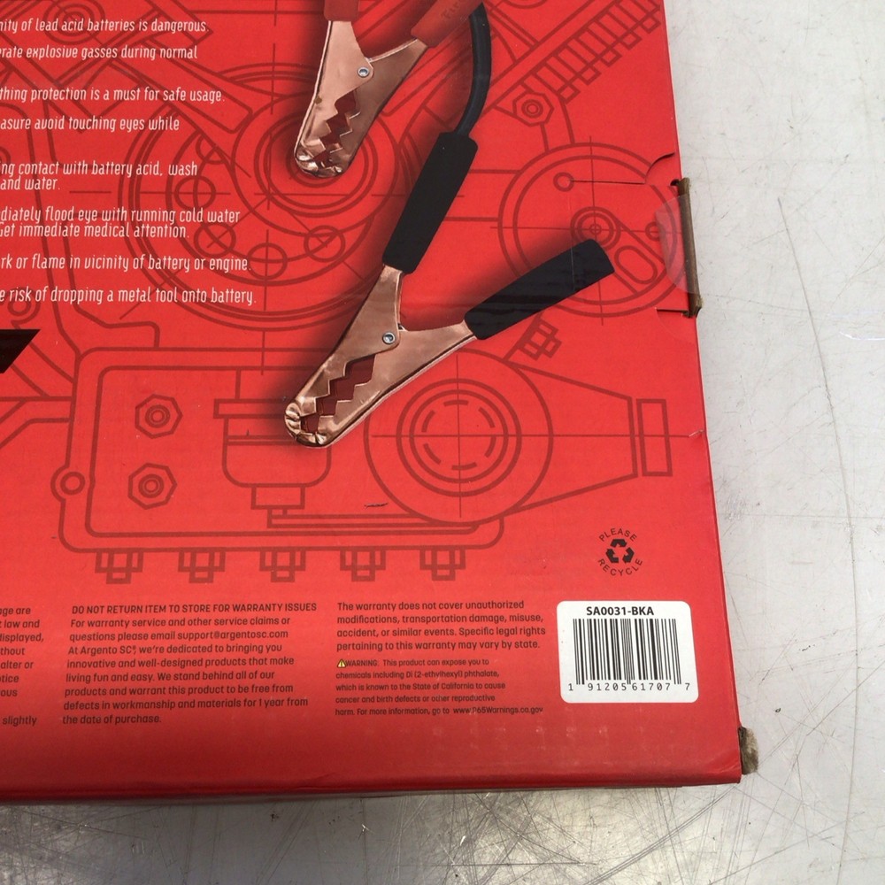 Booster Cable 8 Gauge Firestone Cables 100% Copper