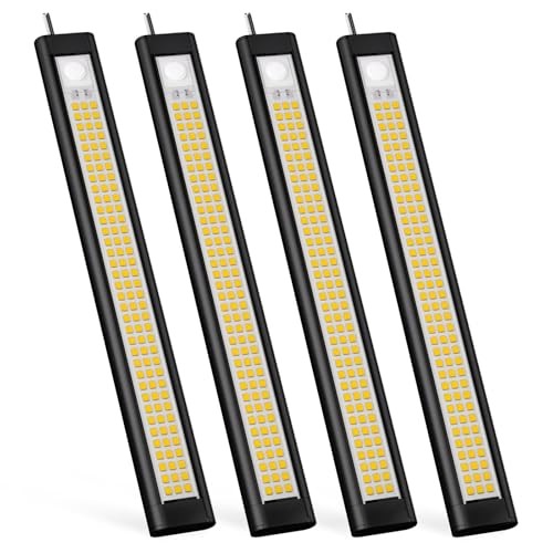 12V LED Light, 12 Volt Light Bar, Enclosed LED Light Technology Black-4P