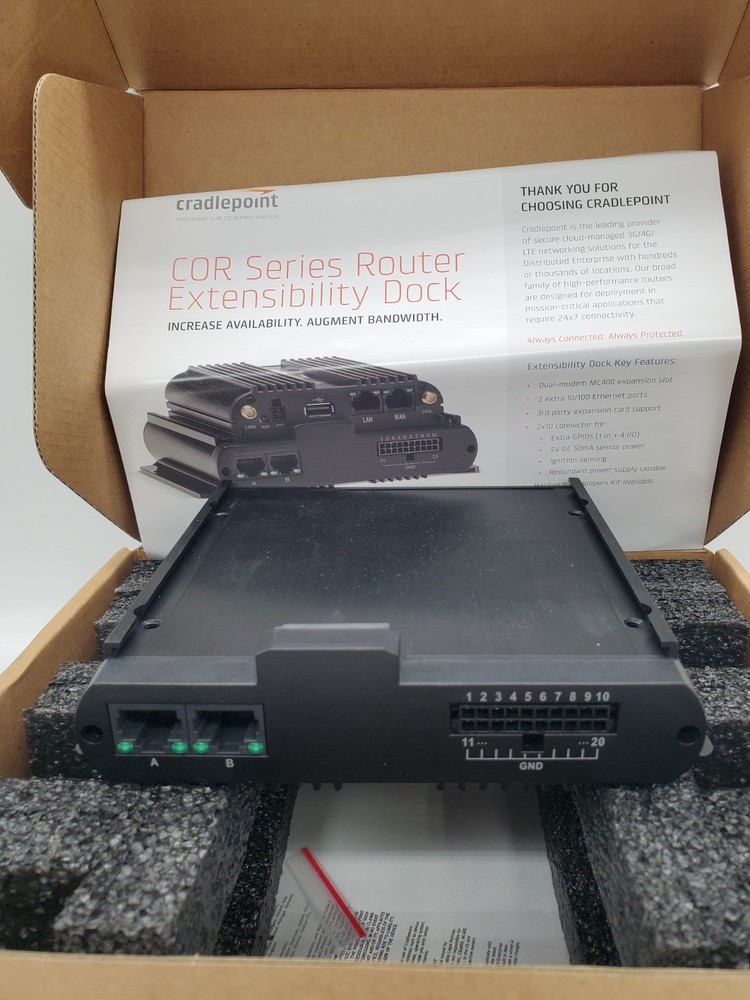 Cradlepoint 170700-000 COR Extensibility Dual Modem Dock