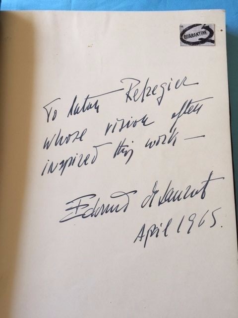 THE QUARANTINE. *INSCRIBED UNPRODUCED FILM SCRIPT*