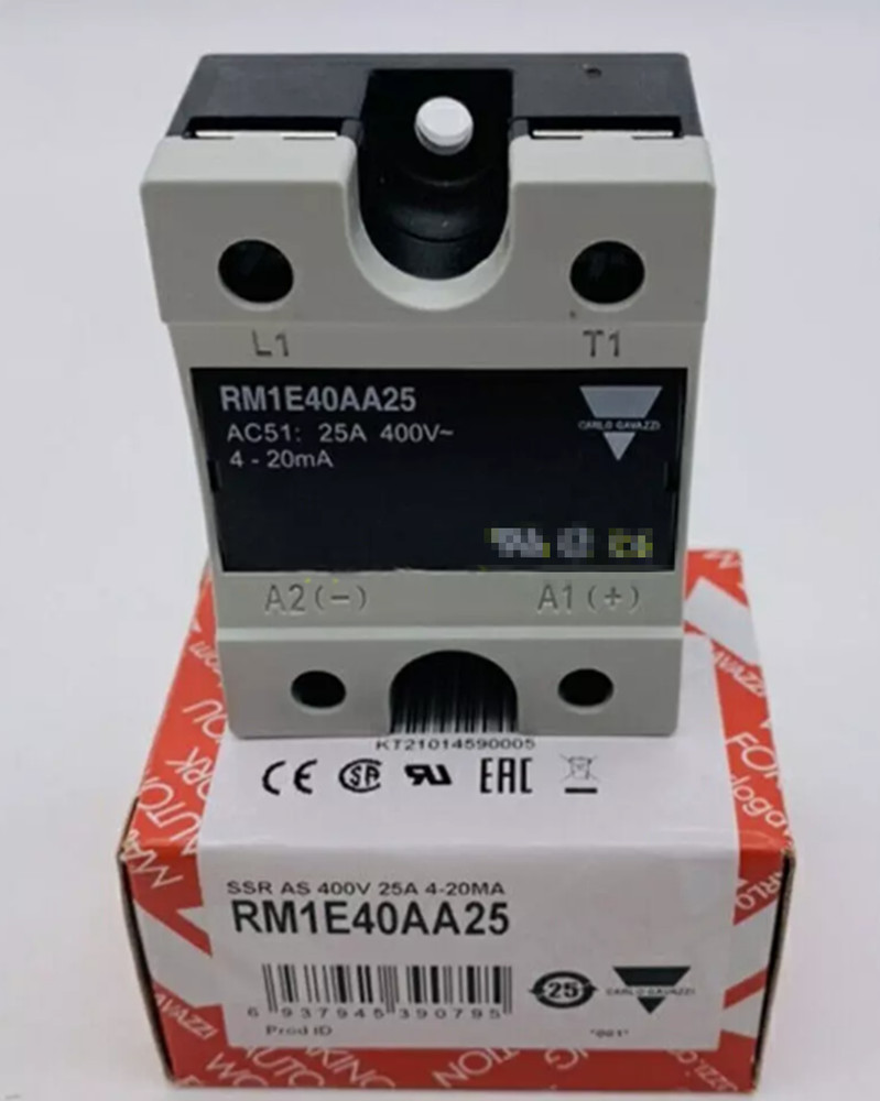 New In Box CARLO GAVAZZI RM1E40AA25 Solid State Relay