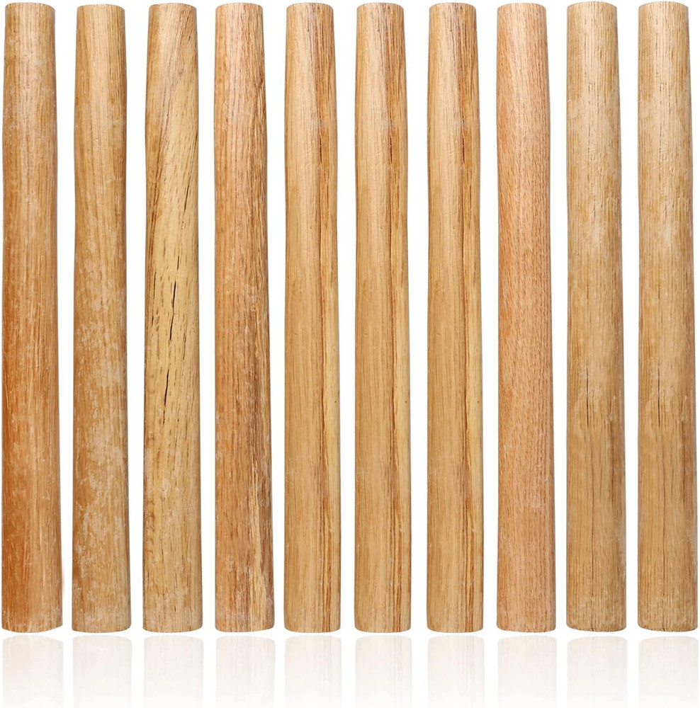 Wood Hammer Handle, 10 Pack Replacement Hammer Handles, Easy to Install, Durable