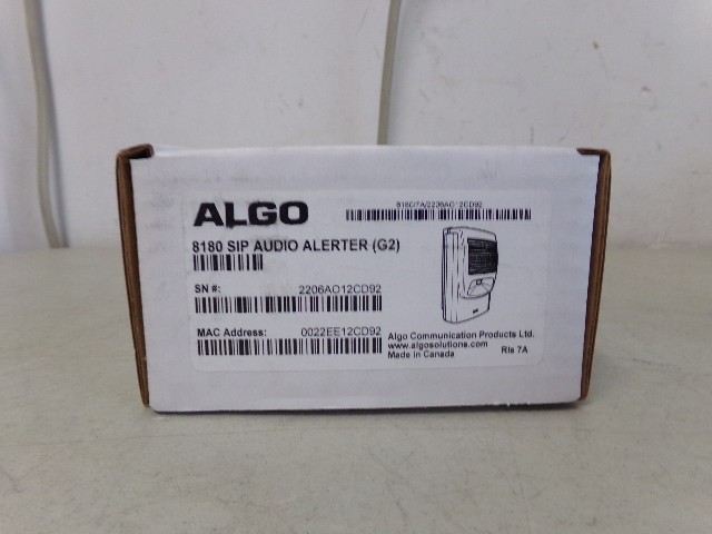 ALGO 8180 SIP AUDIO ALERTER G2  NEW
