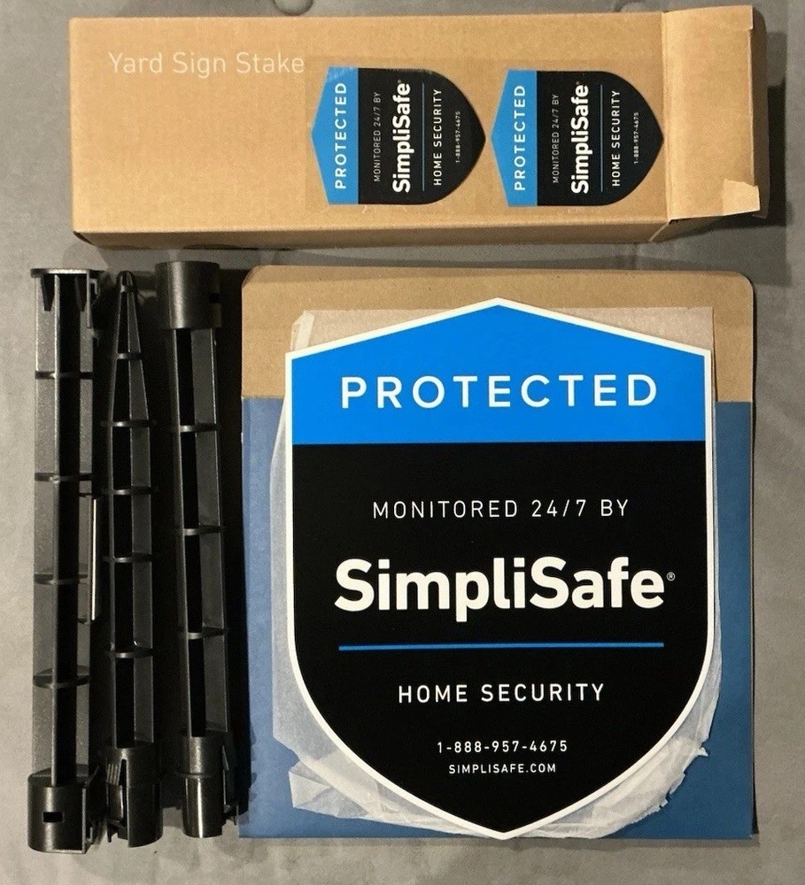 SimpliSafe Yard Sign And Sticker Kit