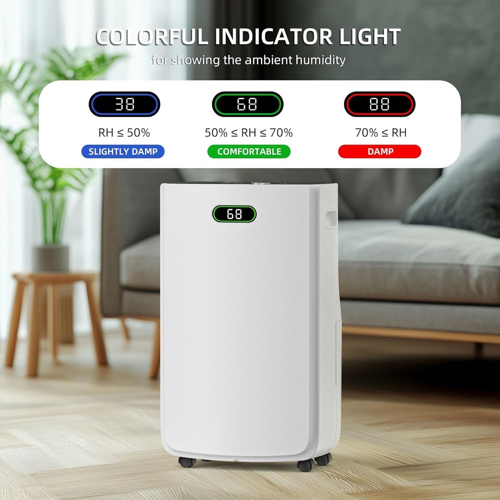 80 Pint Dehumidifier for Basement