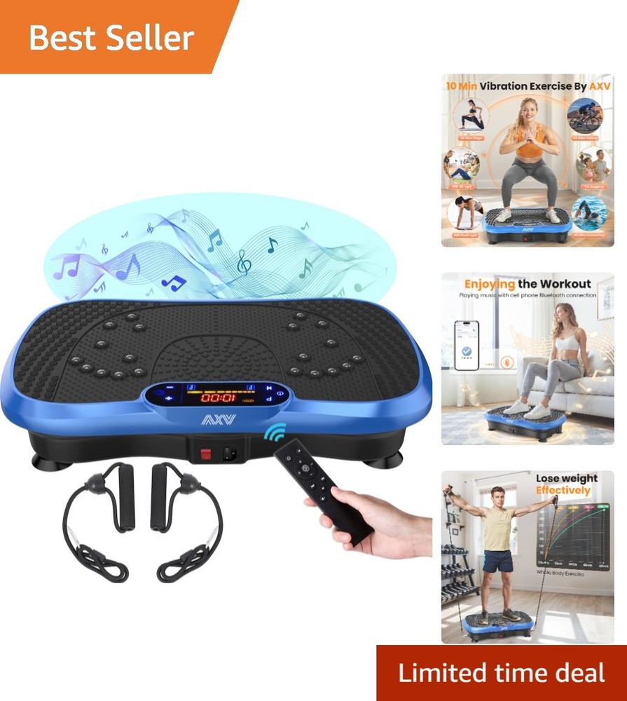 Vibration Plate Fitness Platform Exercise Machine Vibrating Shaking Full Body...