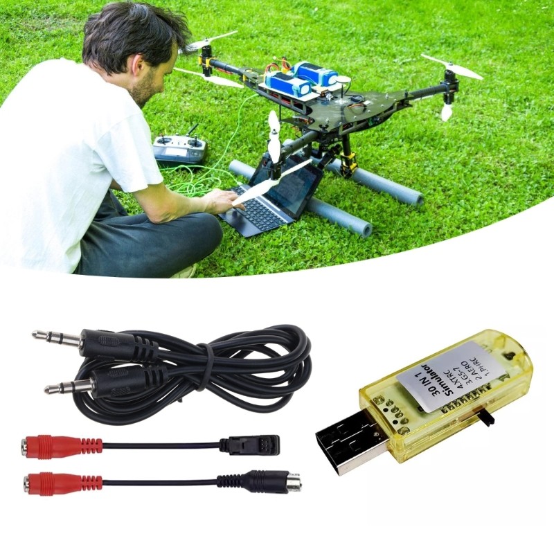 30 in 1 Remote Control Simulation Tool USB Flight Simulation Tool
