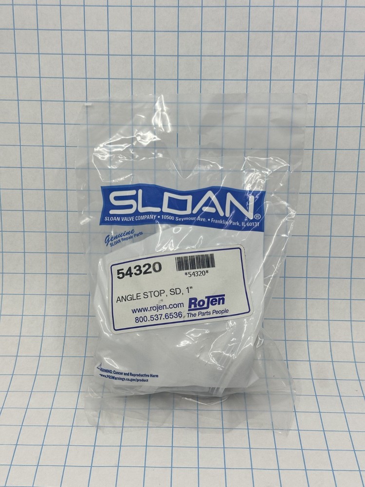 SLOAN 1" SCREWDRIVER CONTROL STOP H-790-A