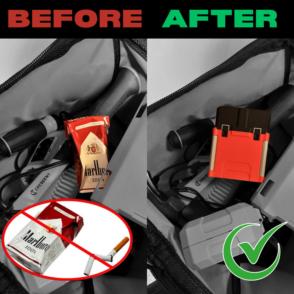 Milwaukee Packout Inspired Cigarette Case | The Original | 3D Printed Case