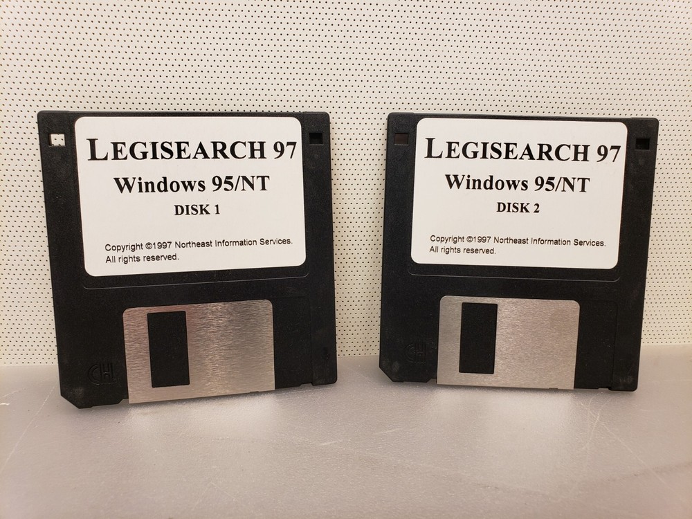 Northeast Information Services Legisearch 97 For Windows 95/NT Floppy Software