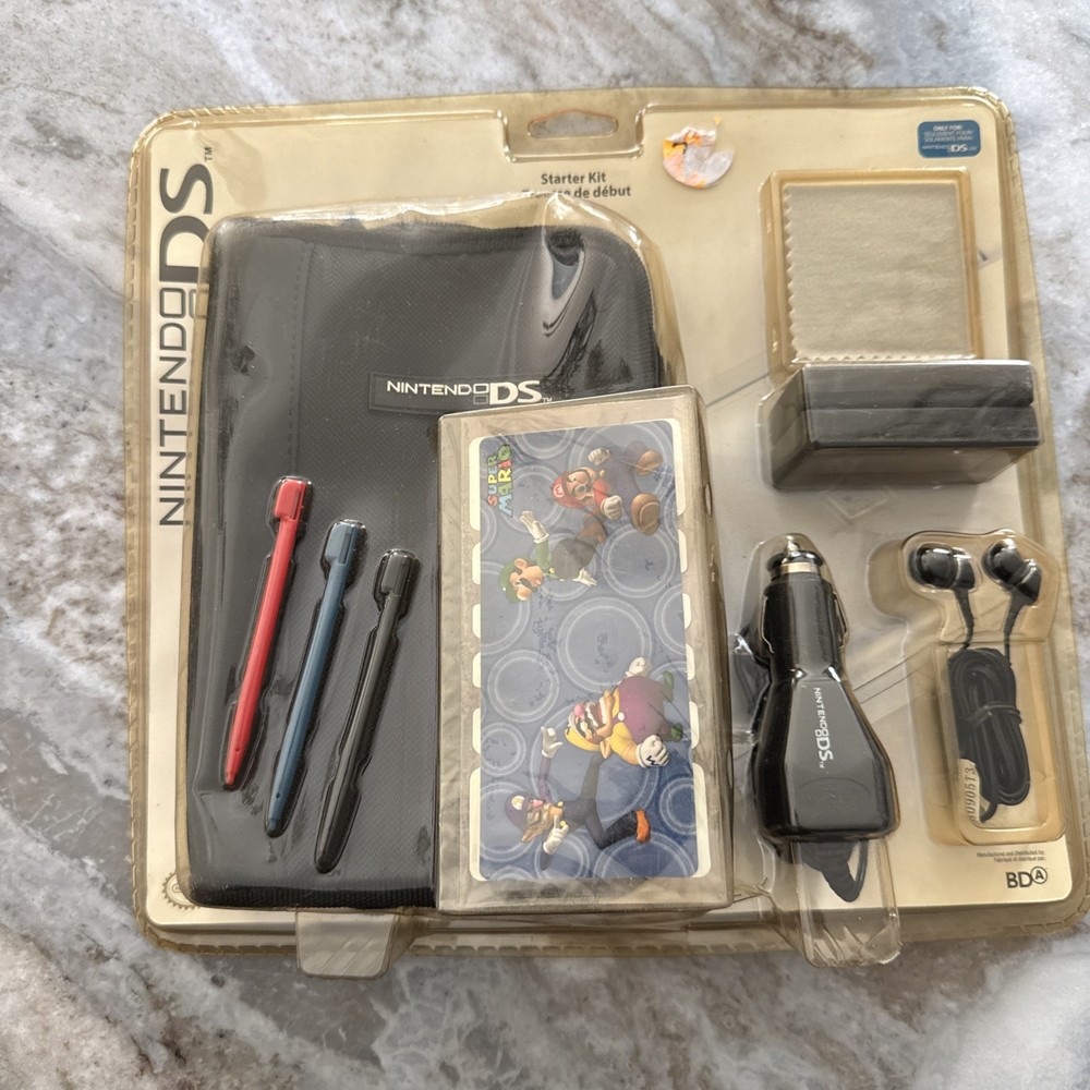 Nintendo DS Lite Super Mario Starter Kit - NEW in packaging