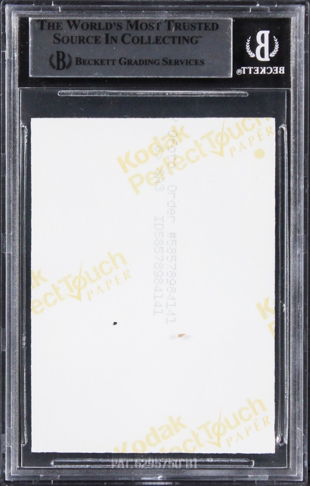 Brigitte Kahn Star Wars Authentic Signed Custom Trading Card BAS Slabbed