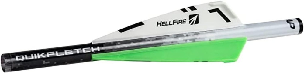 Transform Your Arrows with NAP Quikfletch Hellfire 2" Vanes - Easy & Effective