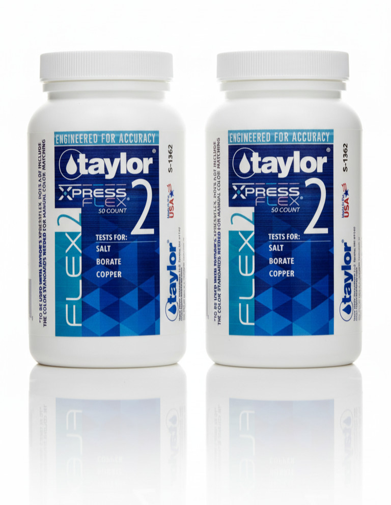 Taylor Flex 2 Test Strips for Xpress Flex System 50 Strips 2 Bottles