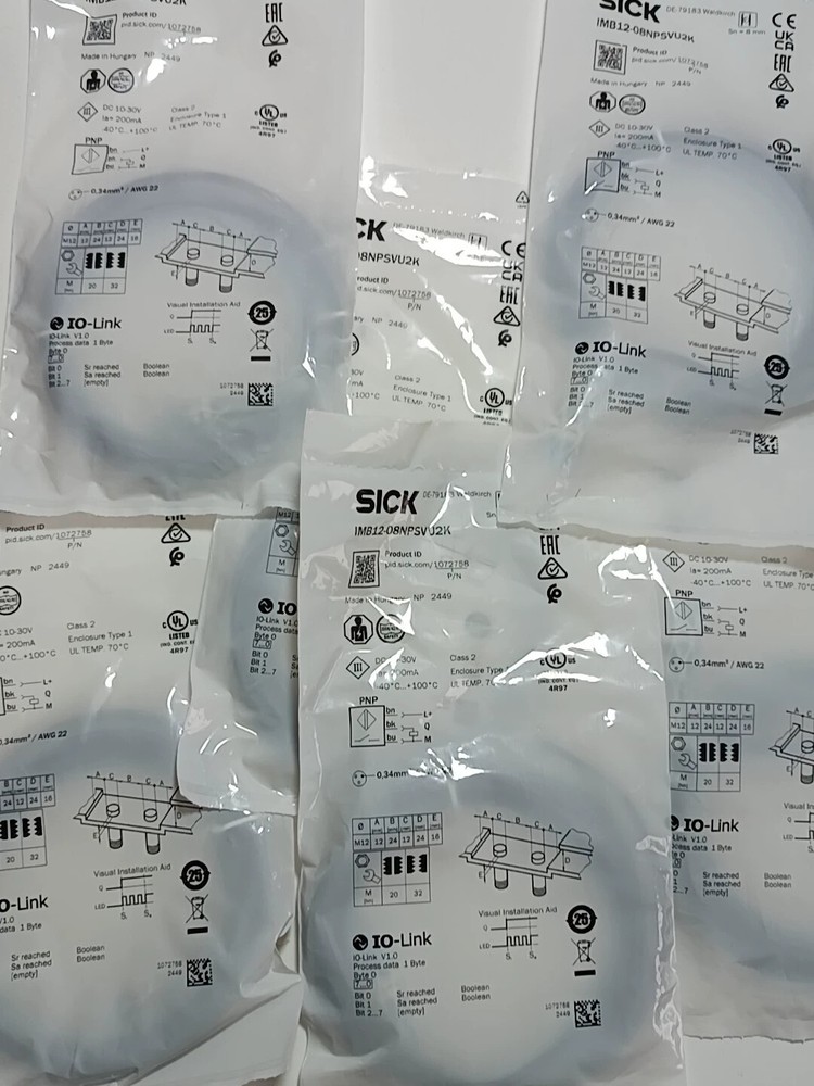 1pcs SICK IMB12-08NPSVU2K 1072758 Proximity Sensor