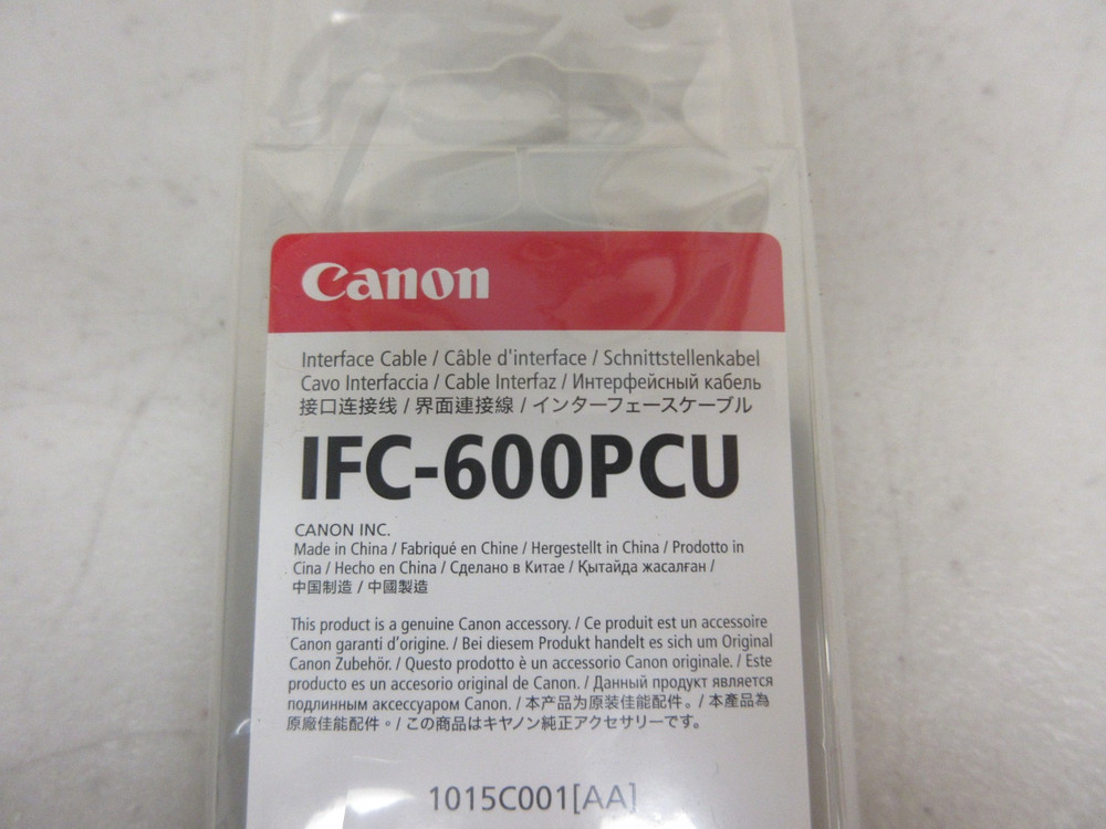 Canon Interface Data Transfer Cable Model IFC-600PCU *NEW*