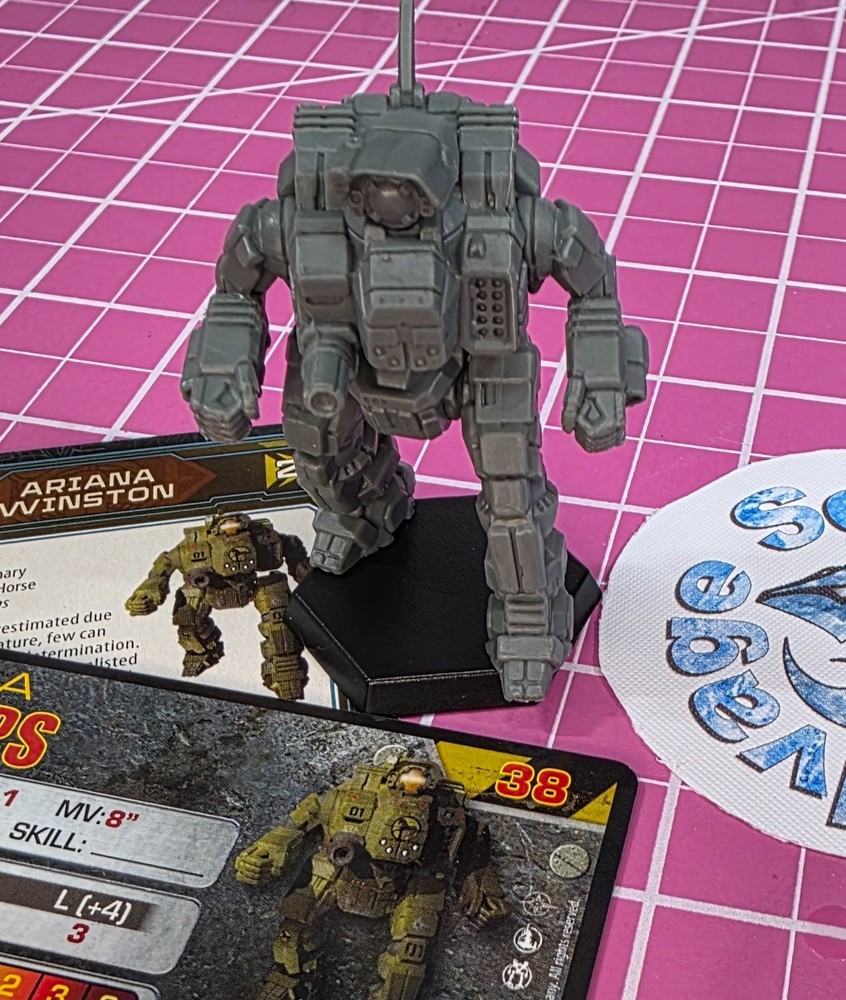 BattleTech Cyclops Mech -- Inner Sphere Support Lance + Cards
