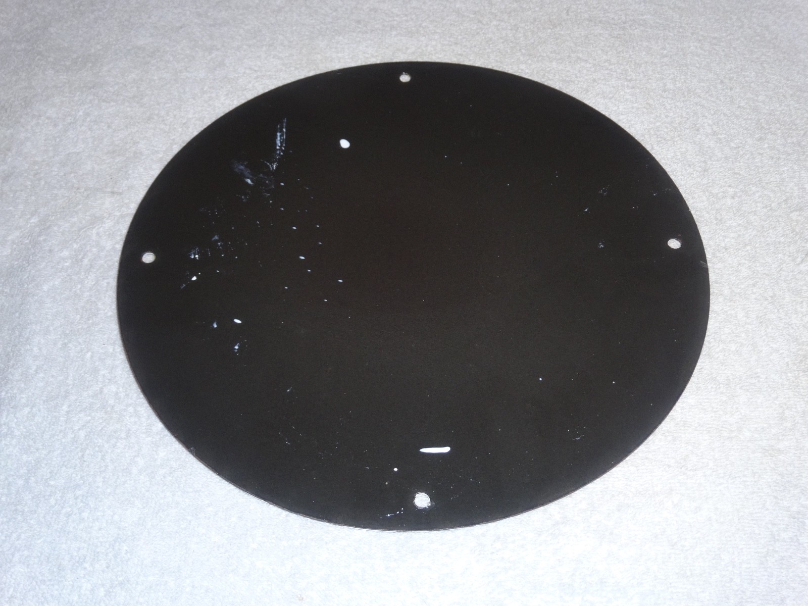 VINTAGE 11 3/4 in FORD AUTOMOBILE & TRUCK ADV. SIGN HEAVY METAL PORCELAIN #S 217