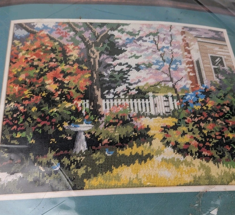 1988 Dimensions GEORGIAN SPRING Needlepoint Kit-SEALED!