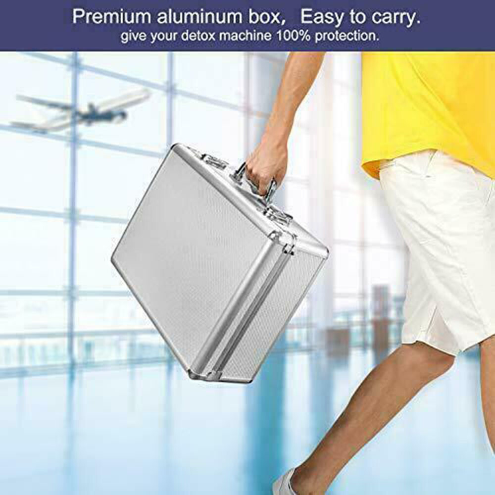 Dual Detox Ionic Foot Bath Spa Cleanse Massage Machine w/ Infrared Belt Home