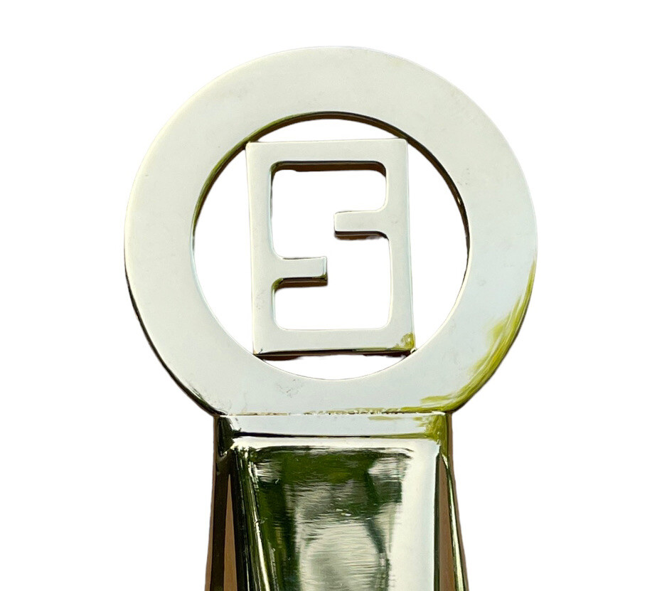 Vintage Fendi Brass Shoehorn W/Box