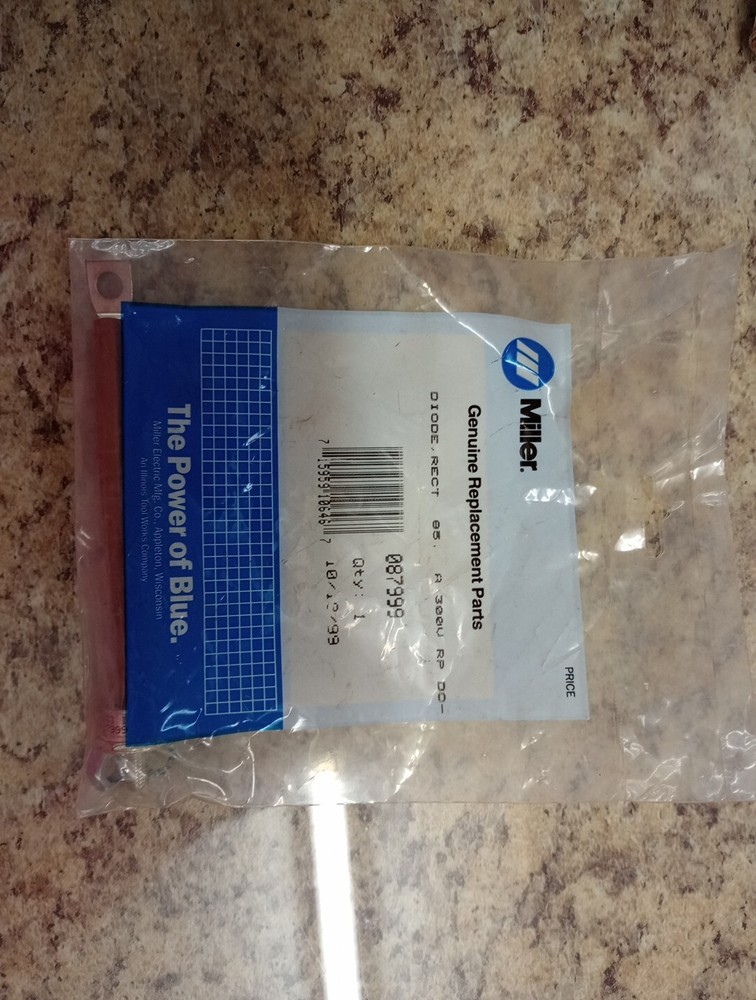 Miller 087999 Diode, Rect 85. A 300V Rp Do-5 None