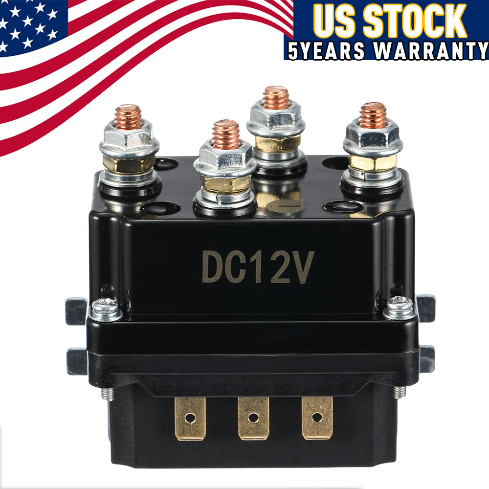 Winch Solenoid Relay 12V 250A Badlands Winch Solenoid for AUT UTV Winch