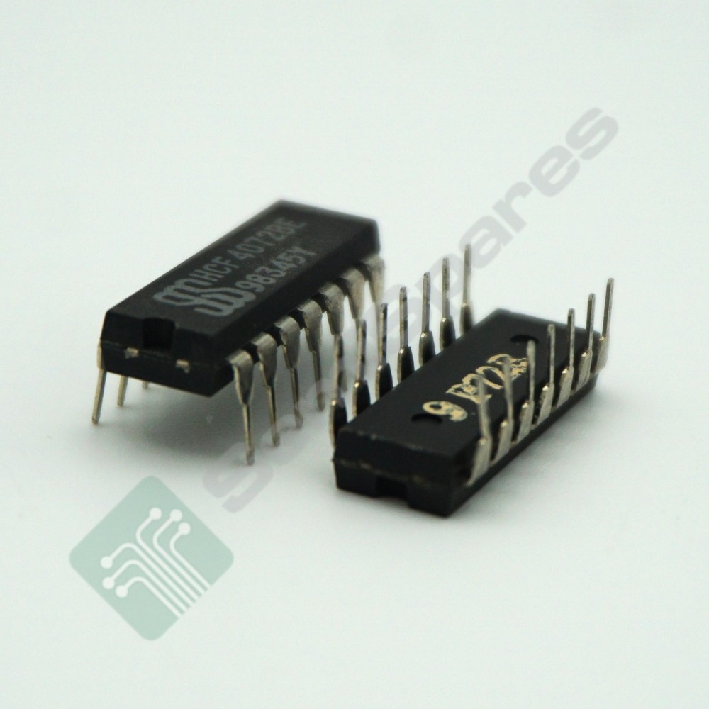 3 pcs. SGS HCF4072BE IC BINARY COUNTER 4-BIT 16 DIP