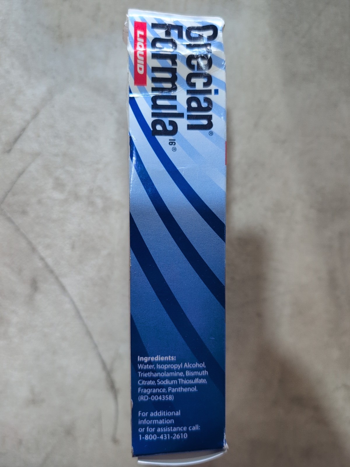 Grecian Formula Liquid w/ Conditioner Restores Lost Color To Gray Hair 8 oz