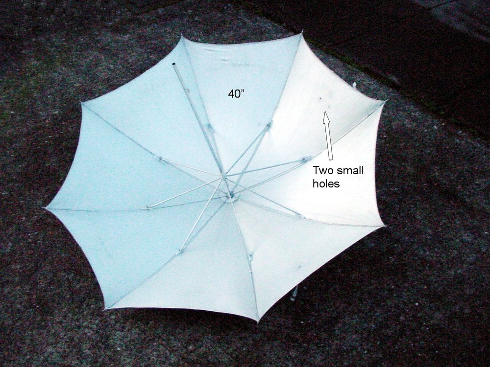 Photography 40" White Silver Umbrella Reflector Diffuser Flash Light | $6 | #98