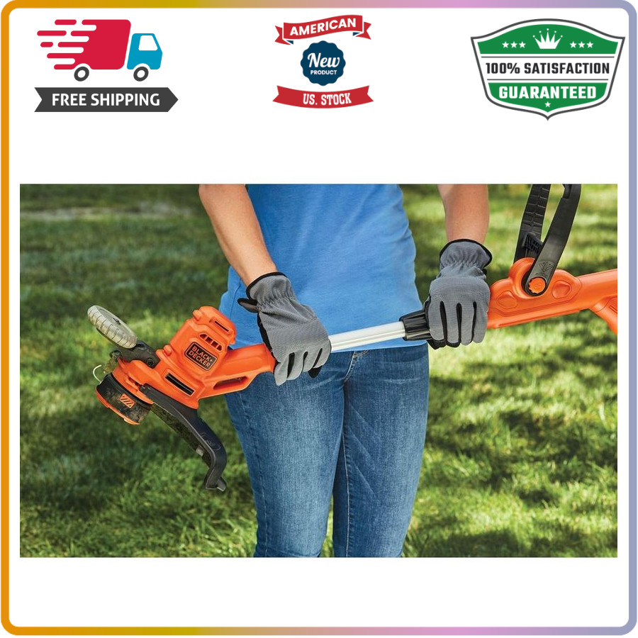Corded 6.5A Weed Wacker with Auto Feed Spool, 14" Cut Width, Edger Mode
