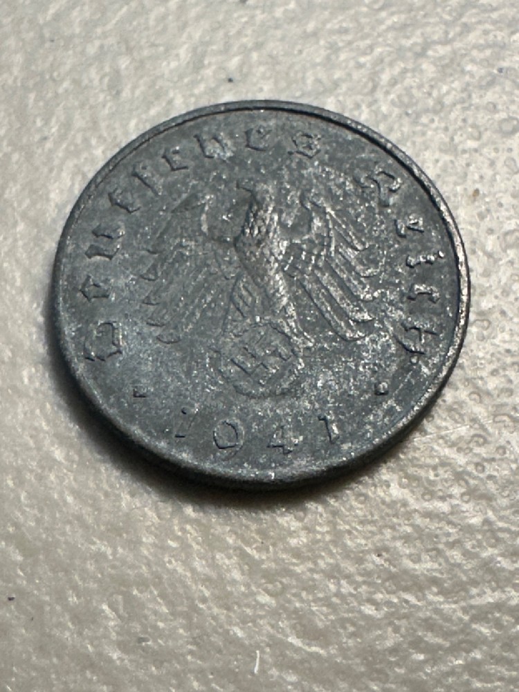 1941 Germany 10 Pfennig Coin