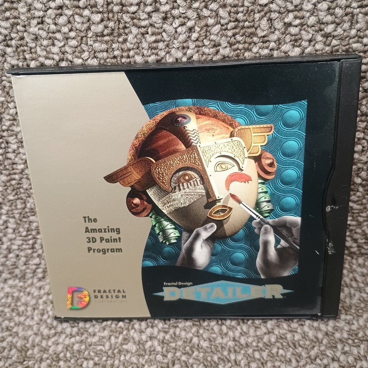 Macintosh Fractal Design Detailer The Amazing 3D Paint Program Mac No Book