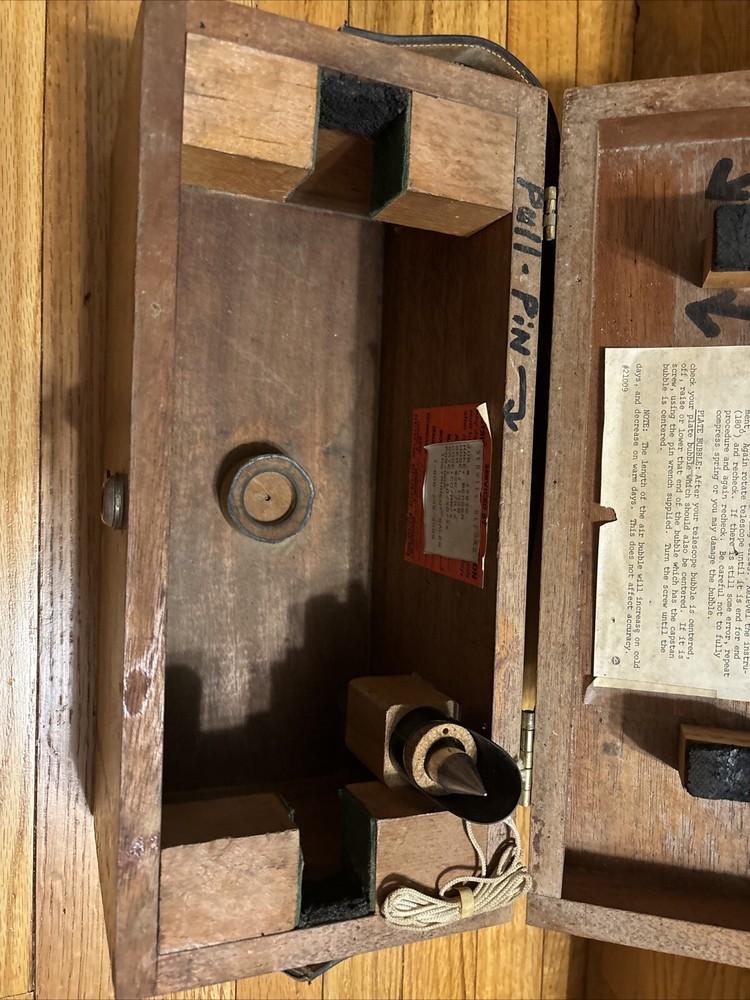 Vintage Berger Engineering Instruments Surveying Transit-Level Boston, Mass