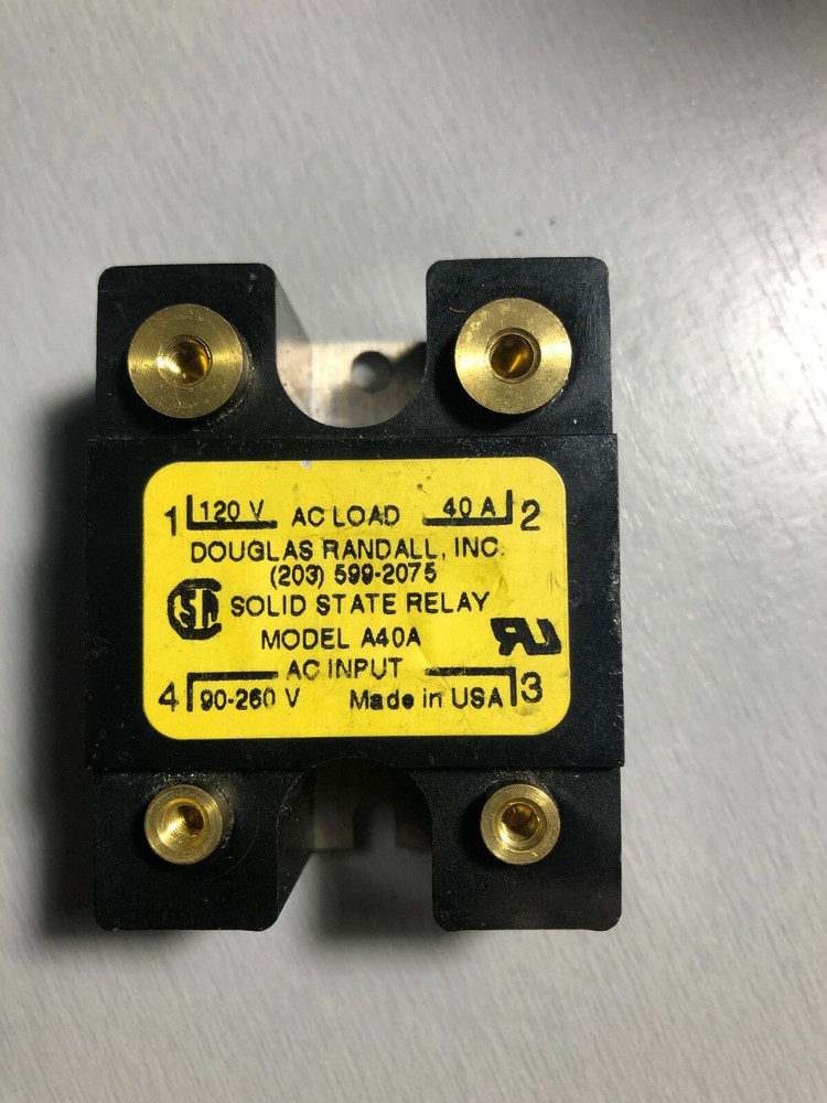 Douglas Randall Solid State Relay Model A40A 90-260V