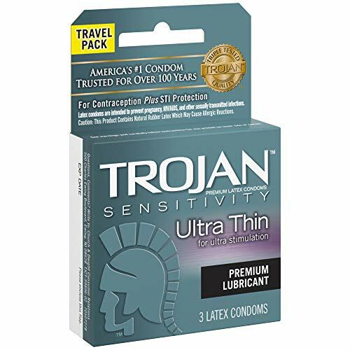 Trojan Sensitivity Ultra Thin Lubricated Condoms, 3 Count