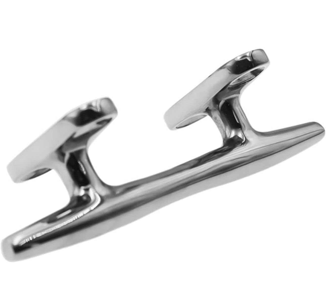 Stainless Steel (2) Boat Dock Cleats 5 Inch Silver Brand New