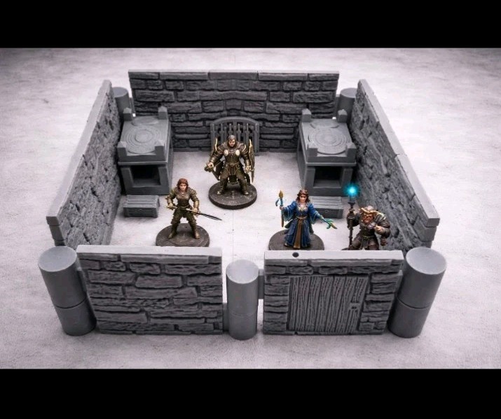 Dungeon Sticks Barracks Prop Set -32mm Scale - D&D - Pathfinder - RPG