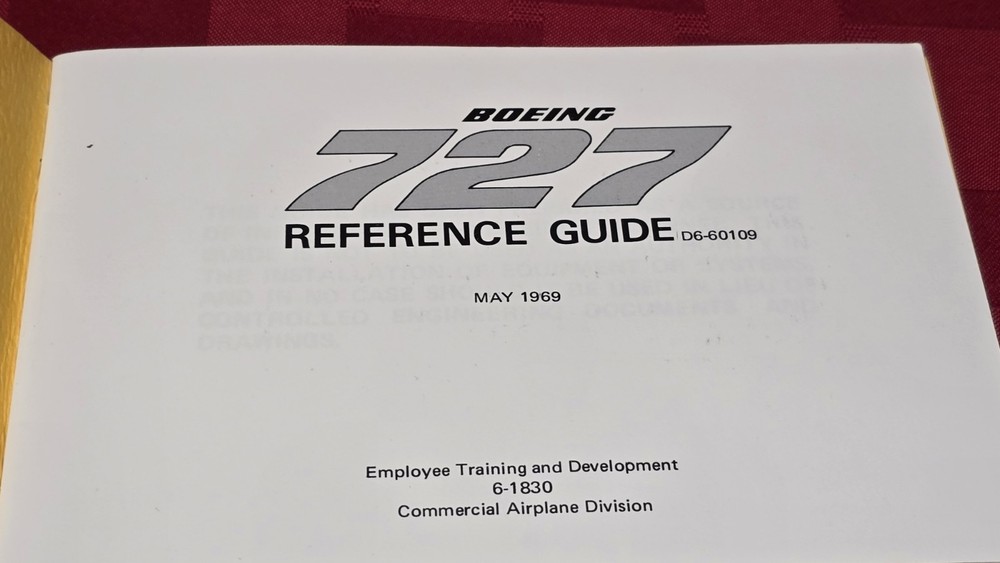 Boeing 727 Reference Guide D6-60109 May 1969
