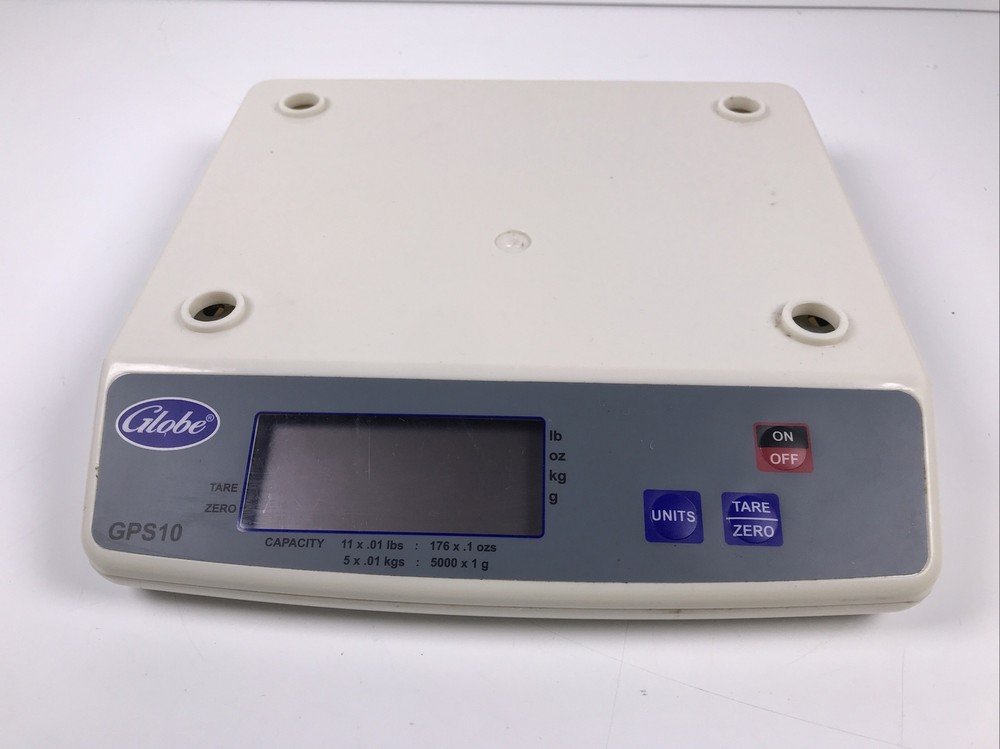 Globe GPS10 10lb Digital Portion Control Scale with LCD Digital Display