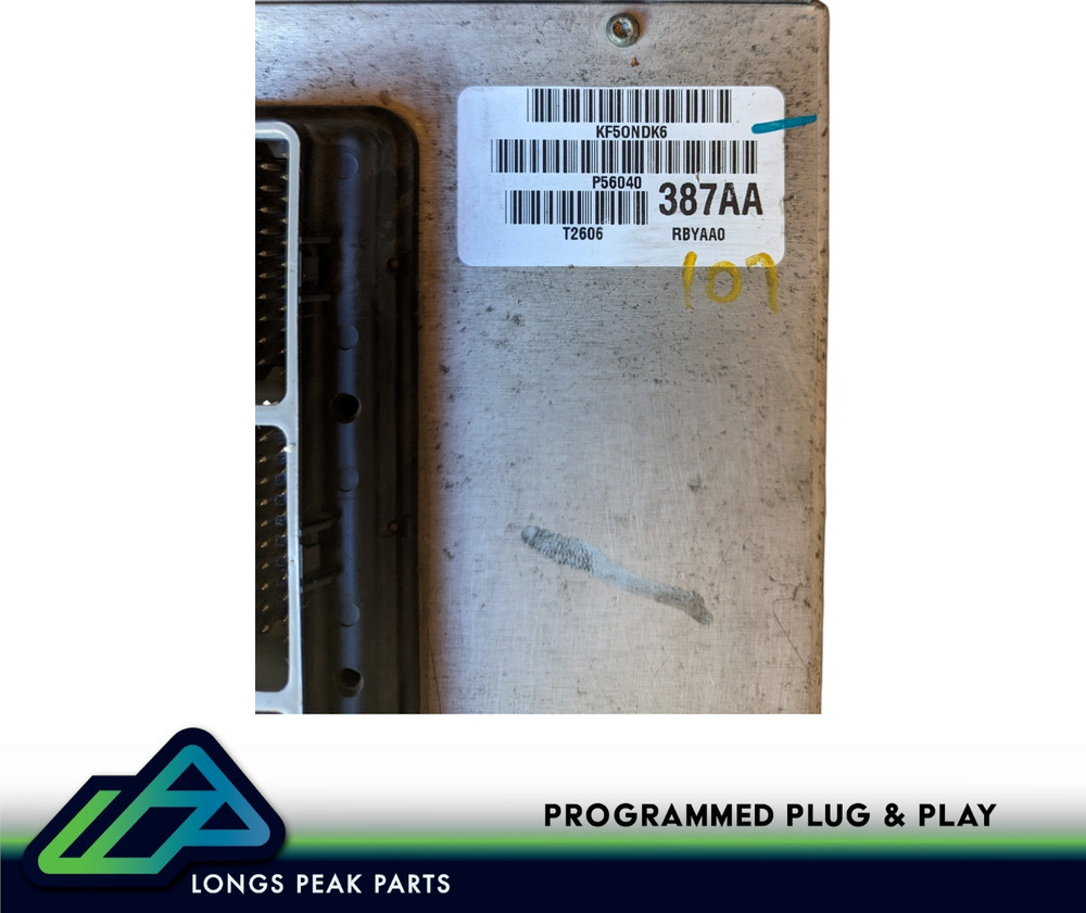 1997 Dodge Ram 5.2L VIN PROGRAMMED ECU PCM Engine Control Module 56040387AD